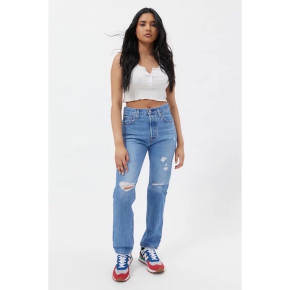Levi's® Premium 501® ORIGINAL FIT WOMEN'S JEANS - Picture 3 of 13